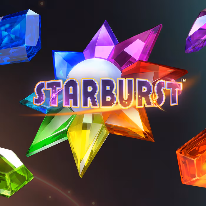 Starburst - Klassischer NetEnt Slot mit expandierenden Wilds und lebendigem Weltraum-Thema